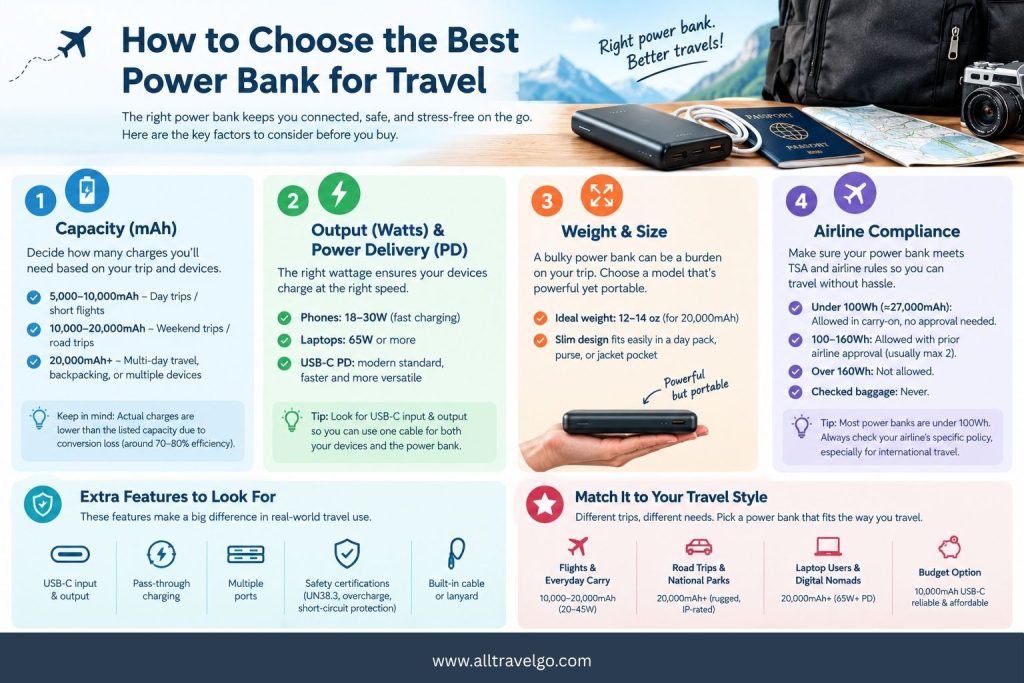 How to Choose the Best Power Bank for Travel